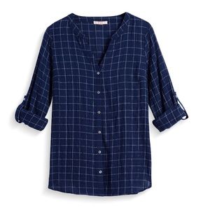 Women’s 3/4 Sleeve Button Down